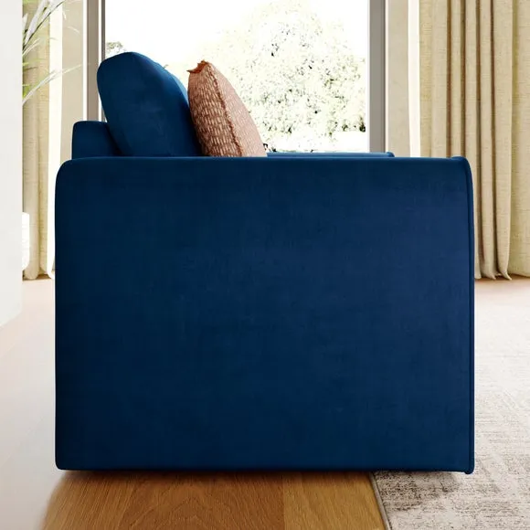Abel Matte Velvet Snuggle Chair 3