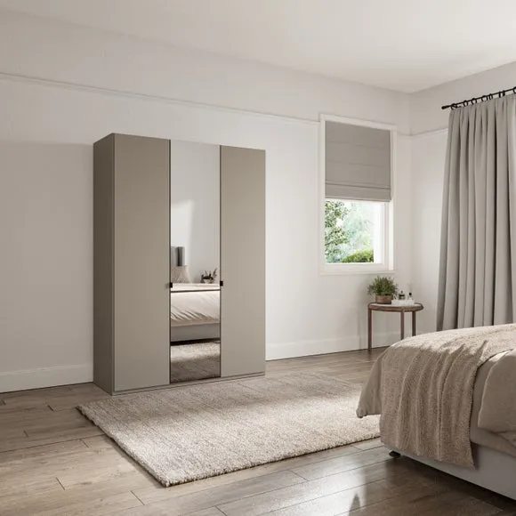 Wiemann Kahla 3 Door Mirrored Wardrobe 1