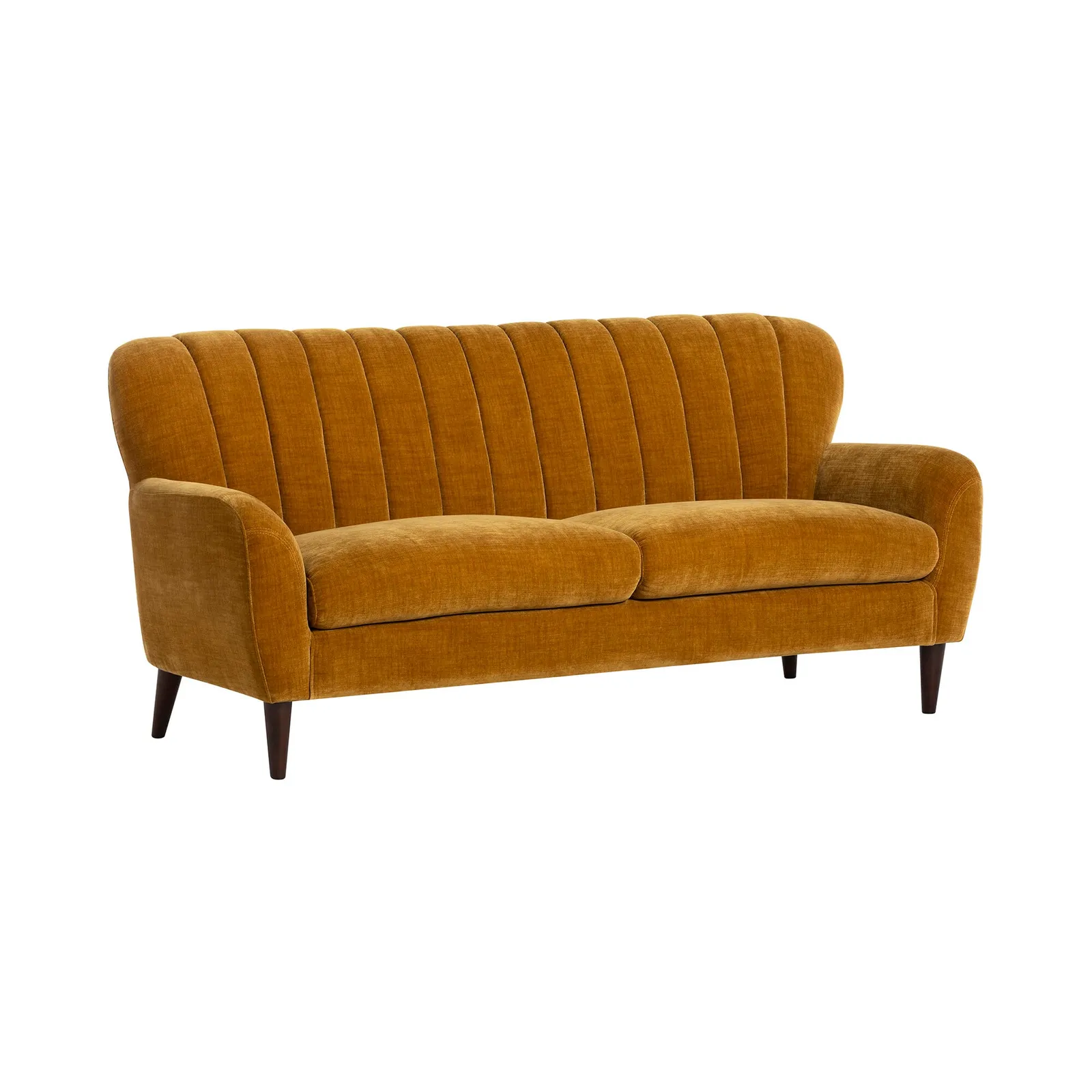 Aelin 3 Seater Sofa, Yellow Fabric | Barker & Stonehouse 2