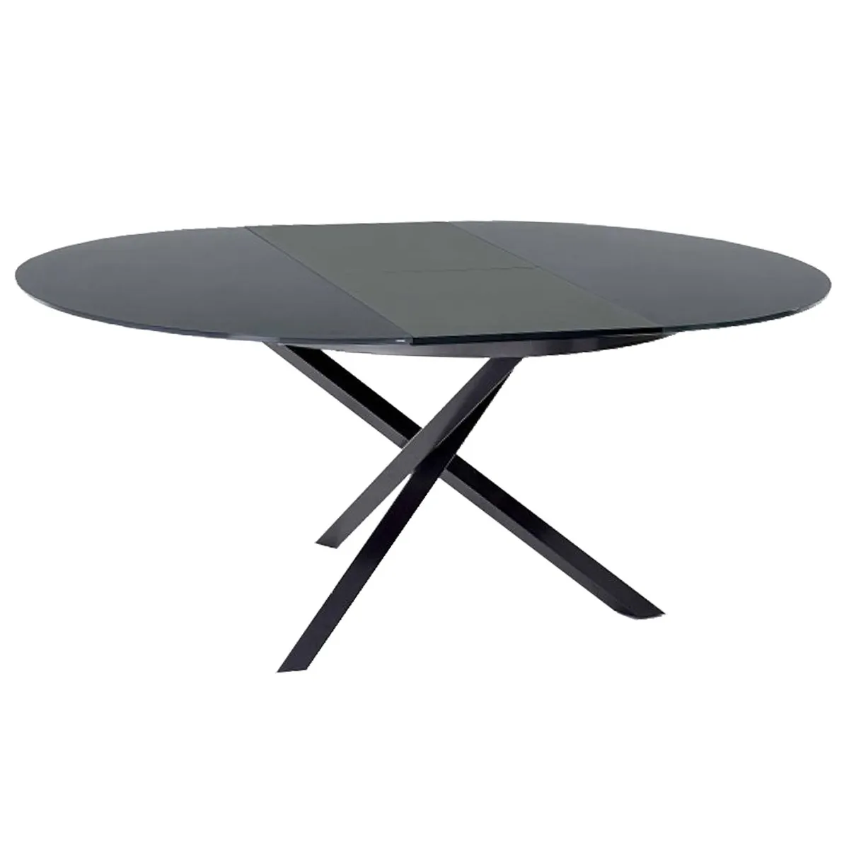 Bontempi Barone Dining Table 175X125X75Cm, Round, Grey Ceramic | Barker & Stonehouse 4