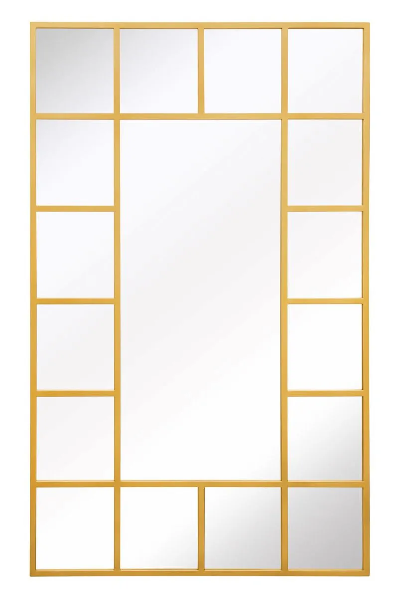 MirrorOutlet Gold Modern Wall & Leaner Mirror 71" X 43" (180 x 110CM) 3