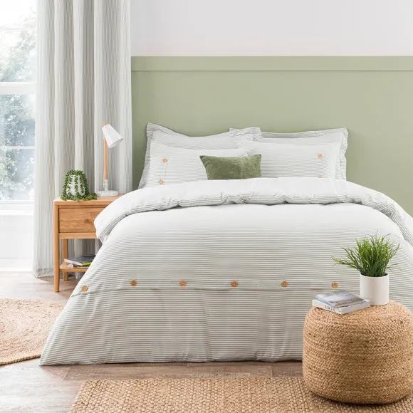 Khai Stripe Duvet Cover & Pillowcase Set 1