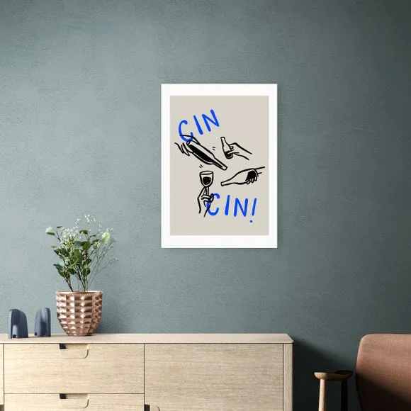 East End Prints Cin Cin Print by SimplyExtraJordanary 1