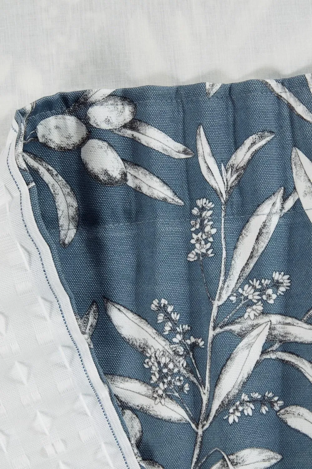 Sundour Aviary Pencil Pleat Curtains Taped Curtain Pair in Blue 3