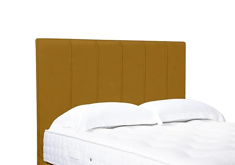 Artisan Collection Rhodes High Floor Standing Headboard - Single - Plush Corn