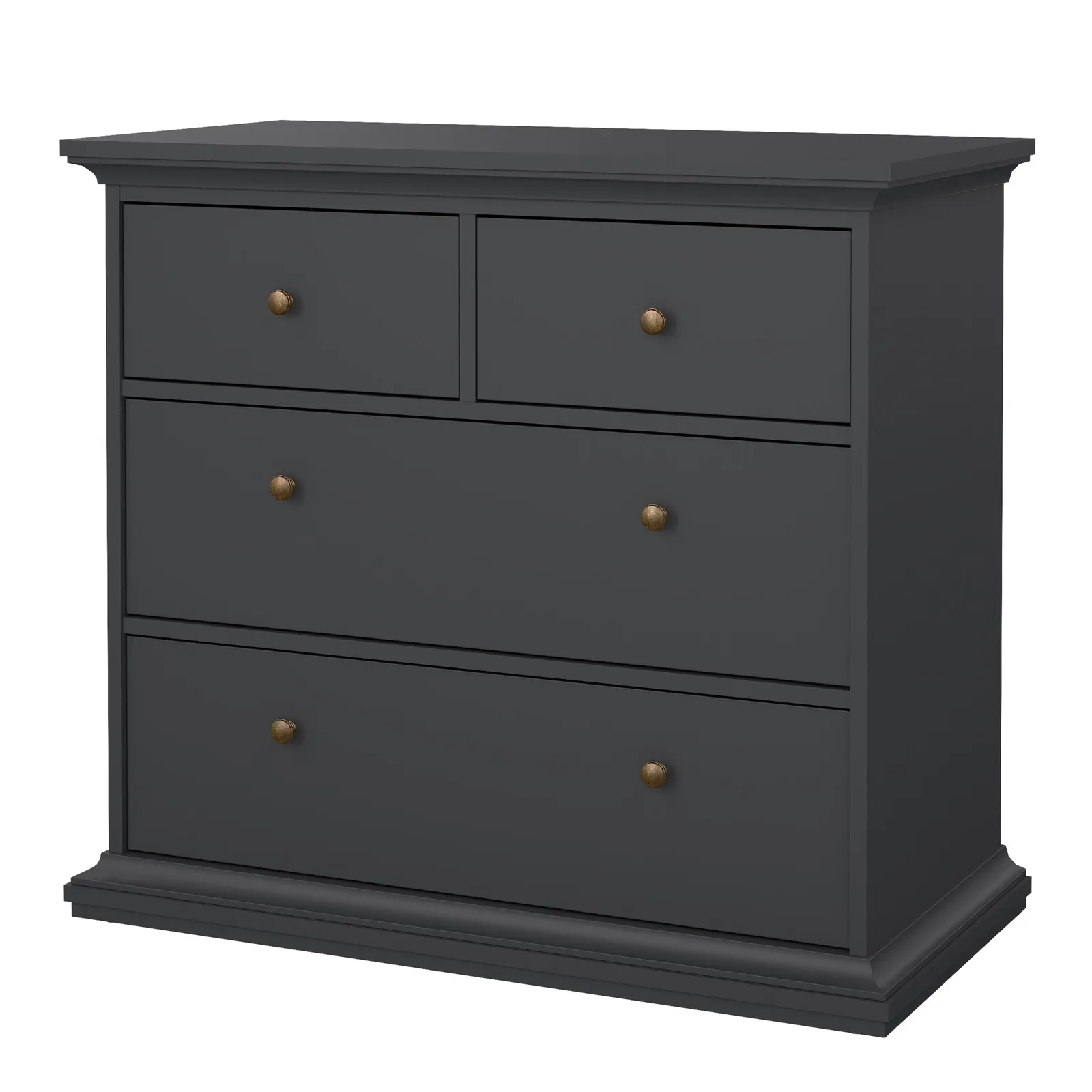 Furniture To Go Paris Chest of 4 Drawers in Grey 3