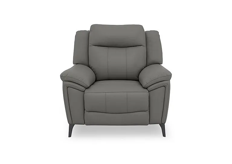 Panache Leather Power Recliner Chair with Power Headrest and Heated Seat