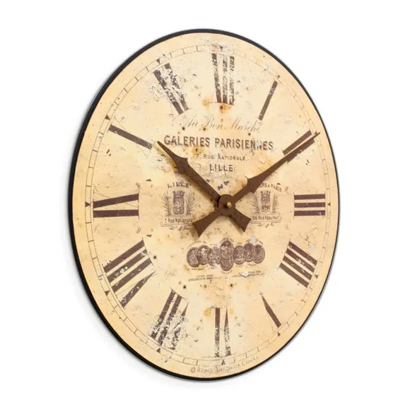Parchment Coloured Antique Dial Wall Clock 3