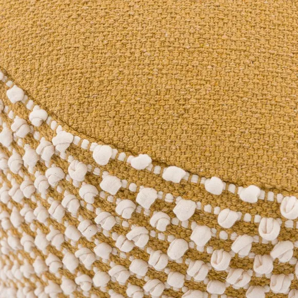 Jersey Bobble Round Pouffe 3
