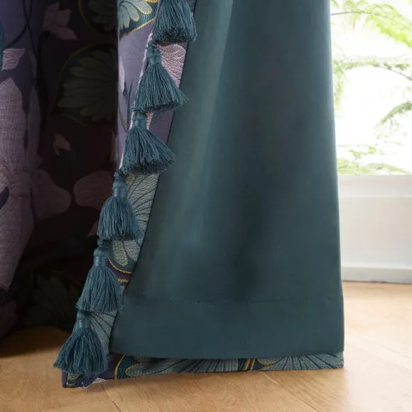 Nouveau Iris Pencil Pleat Curtains 6