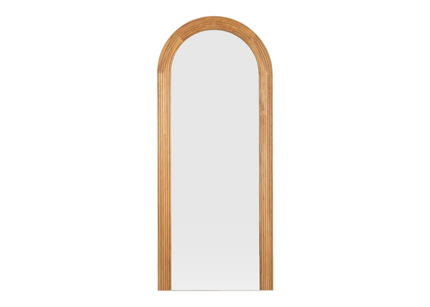 Heal's Oxbow Textured Arch Mirror Oak