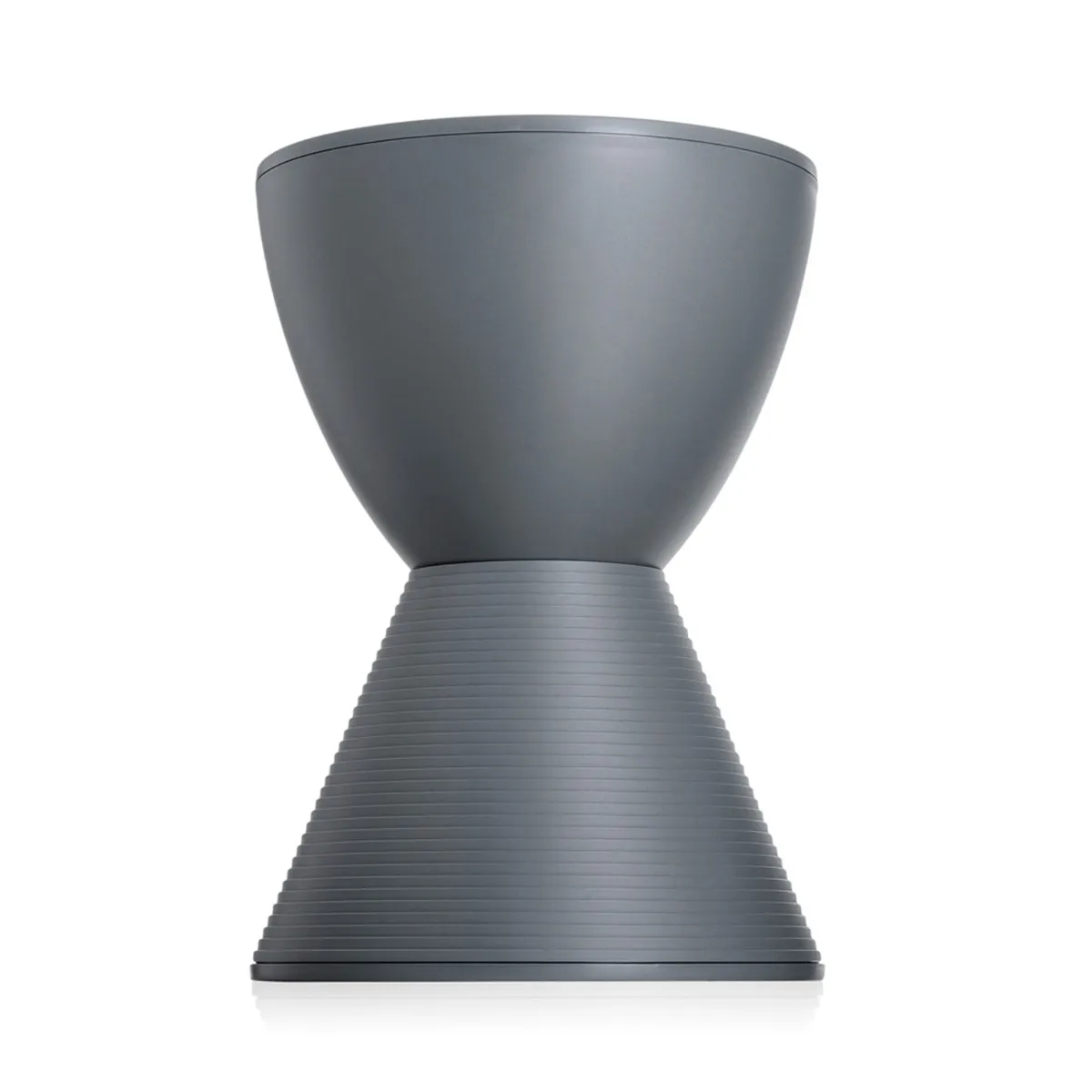Kartell Prince Aha Stool, Grey Plastic | Barker & Stonehouse 2