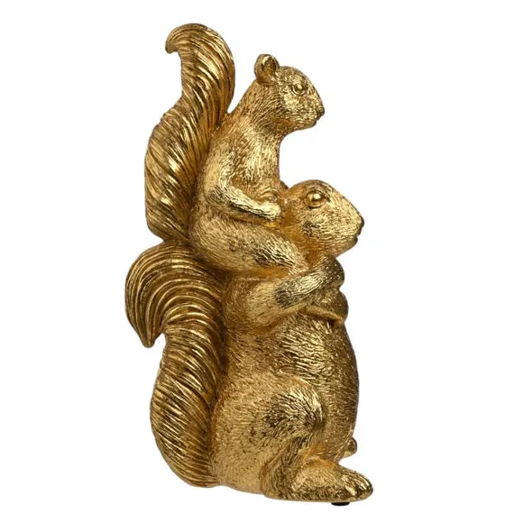 Hestia Gold Squirrels Ornament 3