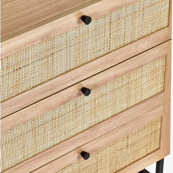 Hollis 3 Drawer Chest, Oak 5