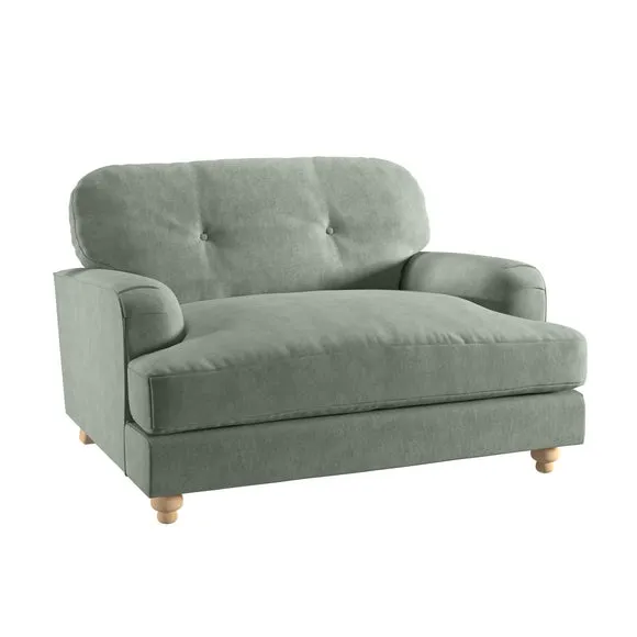 Martha Vintage Velvet Snuggle Chair 3