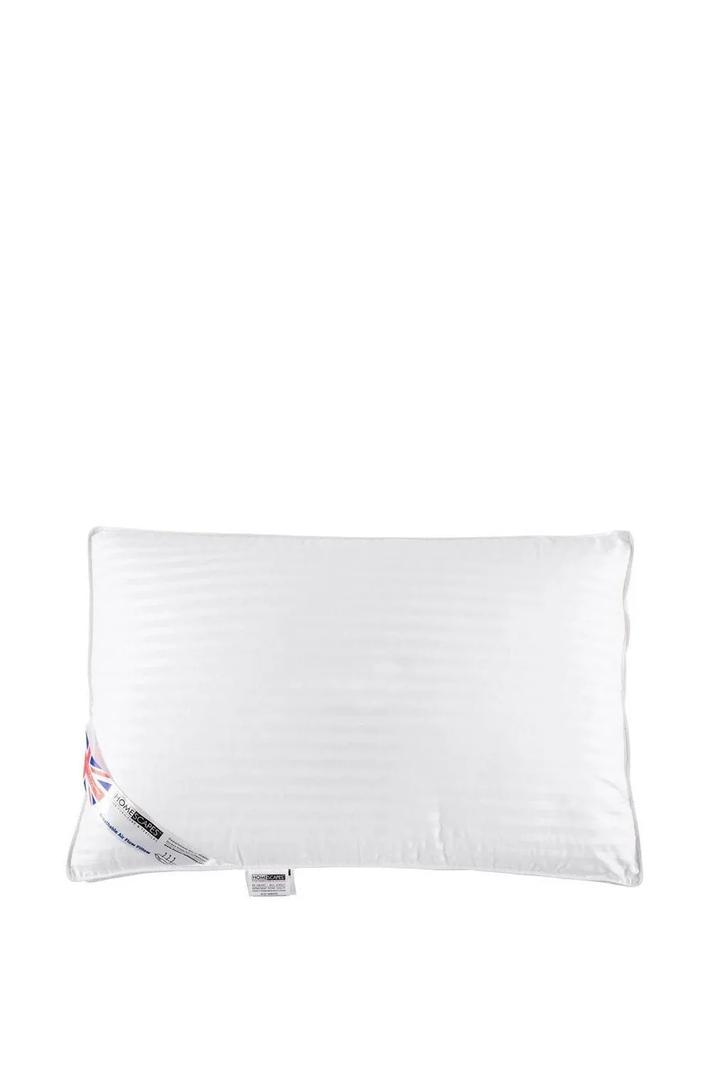 Homescapes Air Flow Pillow Super Microfibre, 48 x 74 cm in White 5