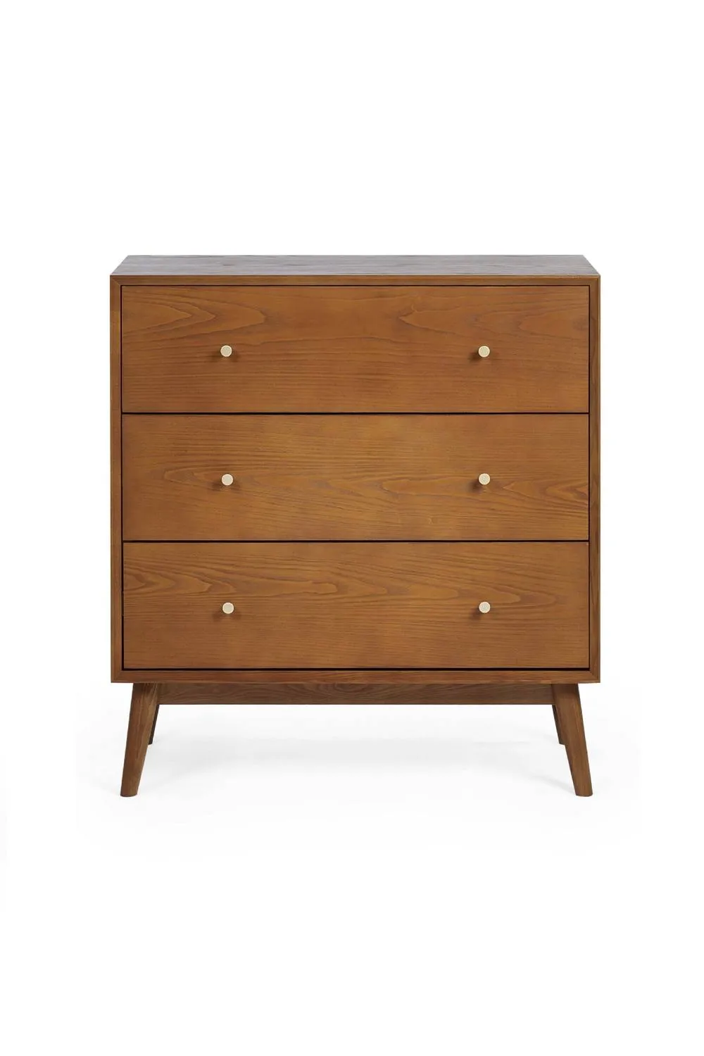 Julian Bowen Lowry 3 Drawer Chest in Brown 6