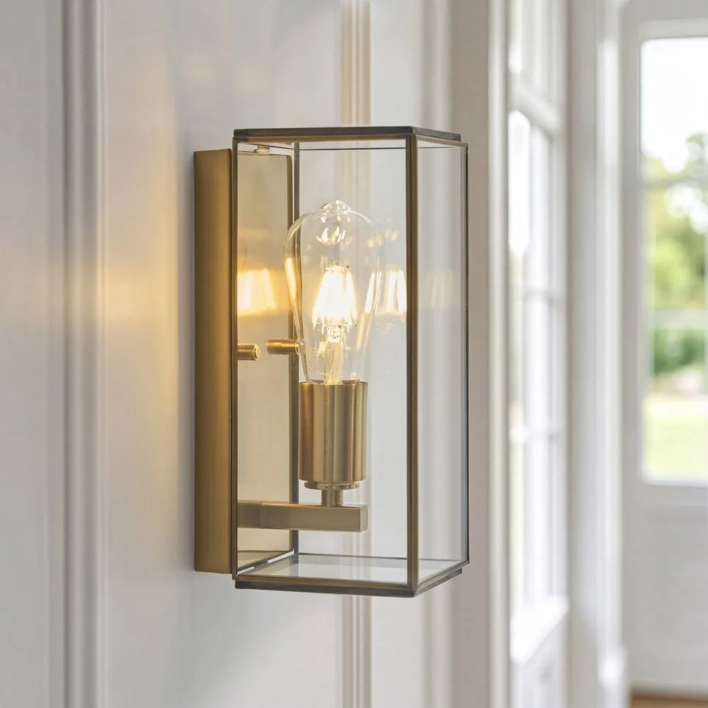 Netlighting Hammond Wall Lamp Antique Brass in Gold 5