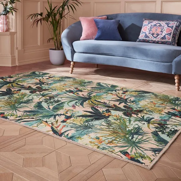 Clarke and Clarke Toucan Washable Rug 1