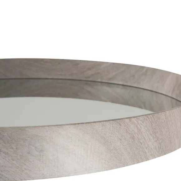 Tray Edge Round Wall Mirror 5