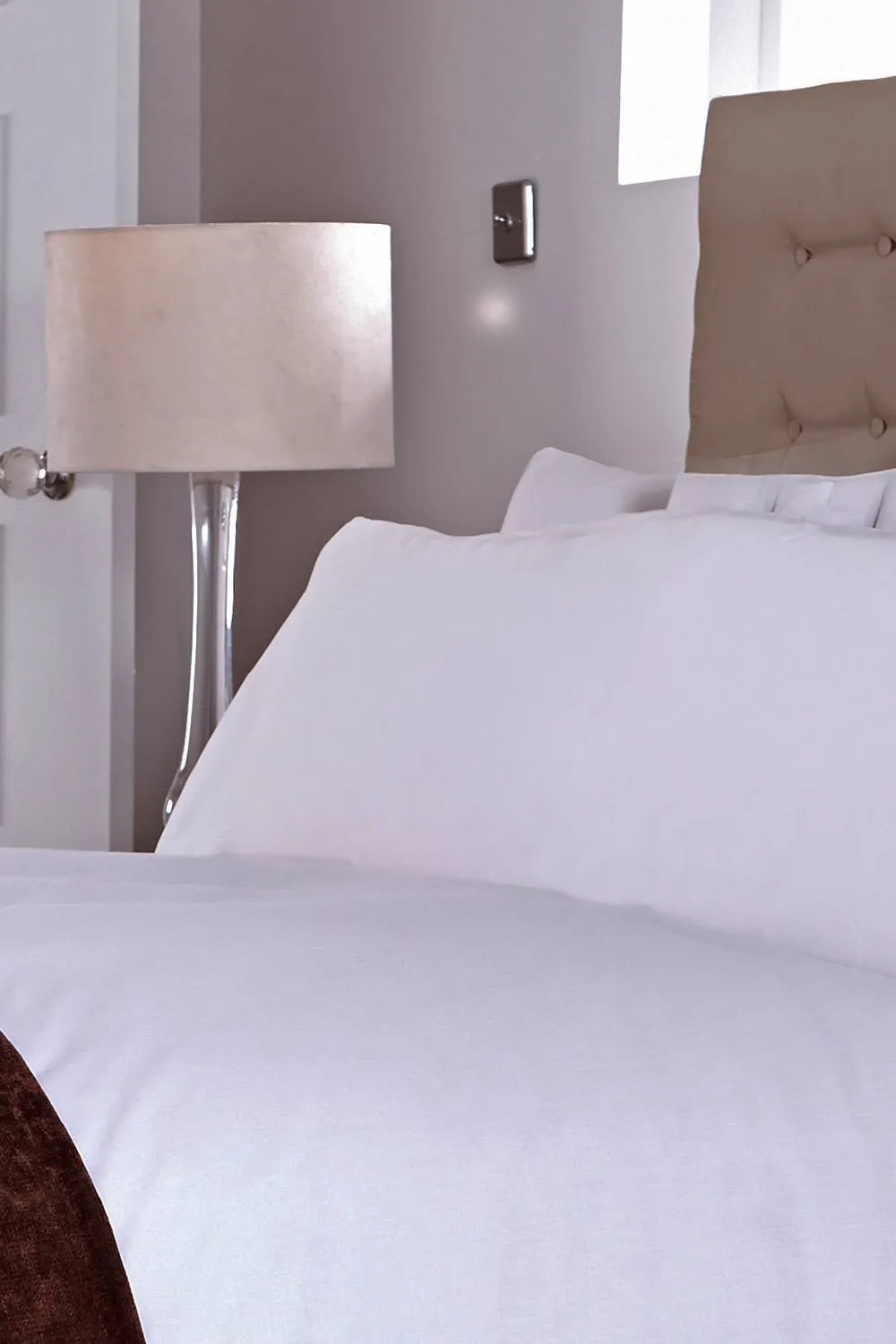 Martex White Bolster Pillowcase Cotton Percale - Sestina 100% Cotton Bolster 2