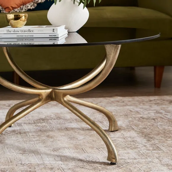 Nora Round Metal Coffee Table 2