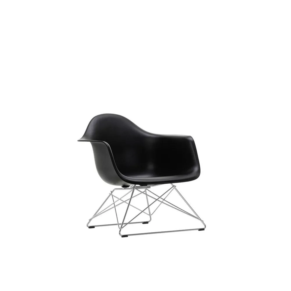Vitra Eames LAR Chair Deep Black Chrome Wire Base With Cross Struts 1