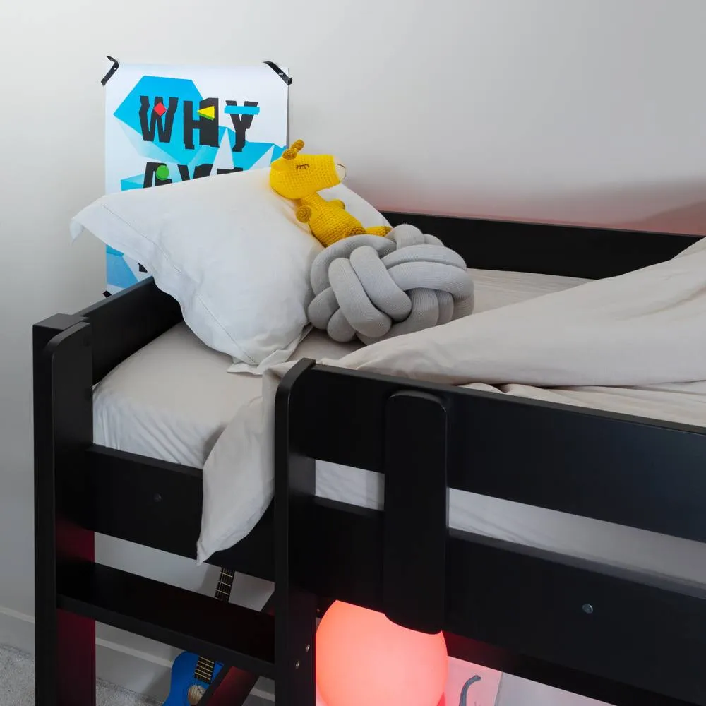 Nöa and Nani Storm Gaming Station High Sleeper Cabin Bed in Black 3