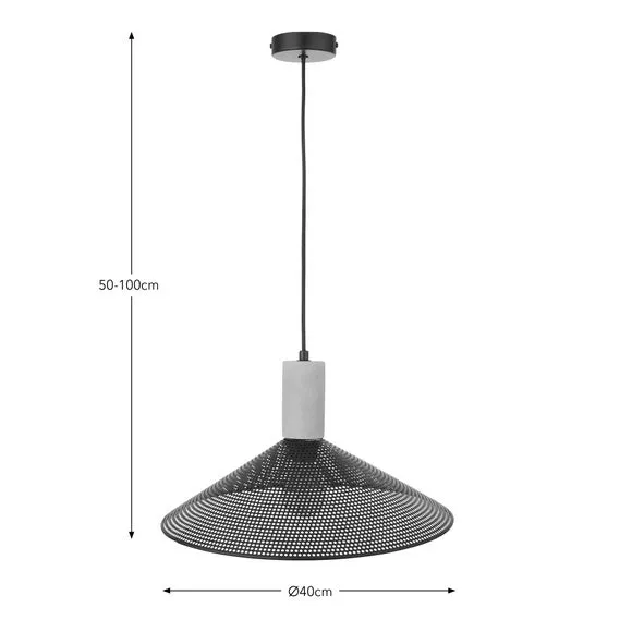 Perry Mesh Industrial Adjustable Ceiling Light 6