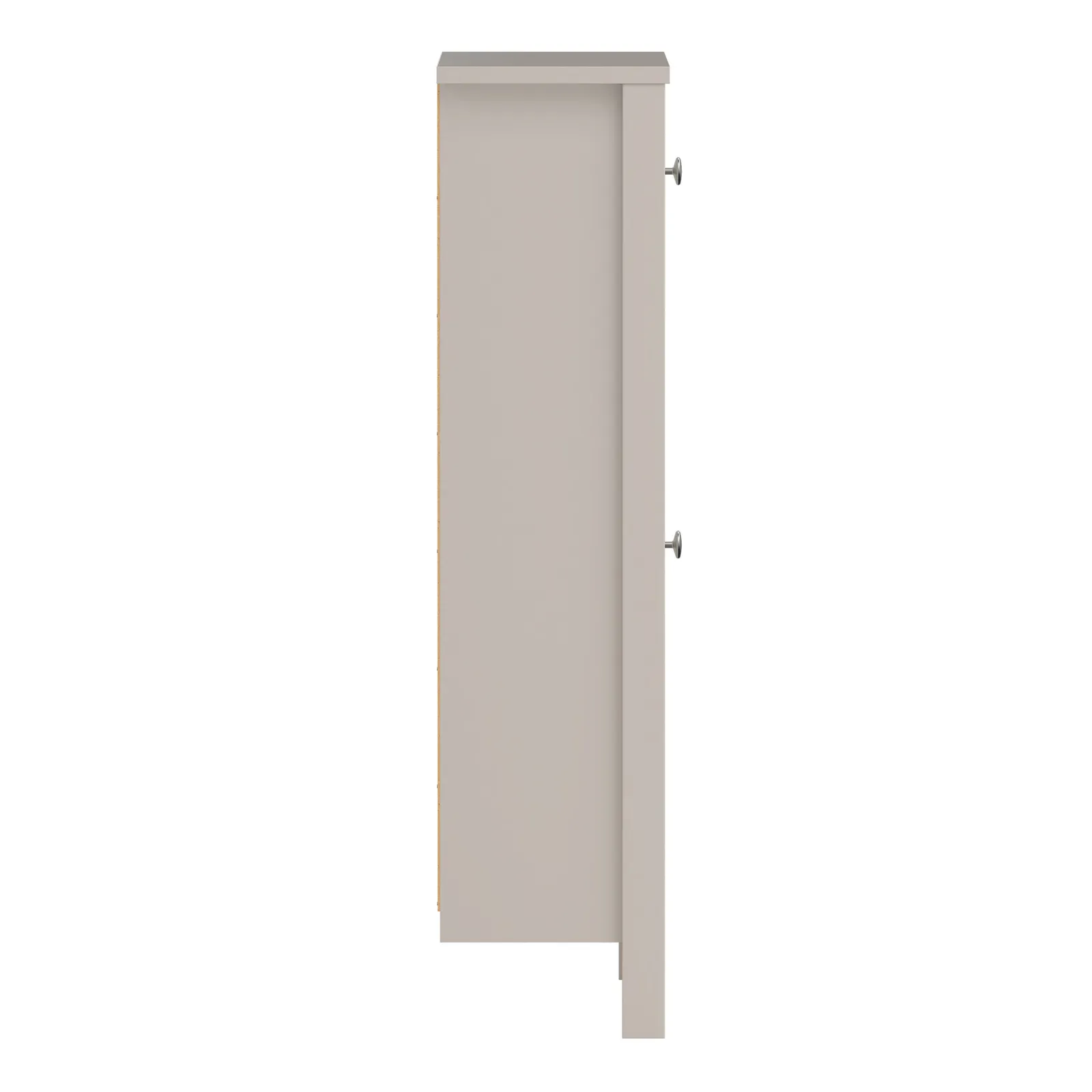 Furniture To Go Madrid Shoe Cabinet 2 Flip Down Doors in Cashmere in Beige 4