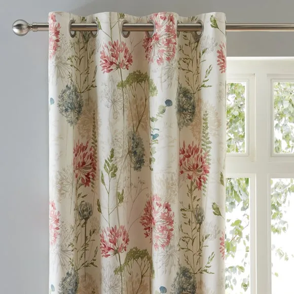 Country Meadow Eyelet Curtains 1
