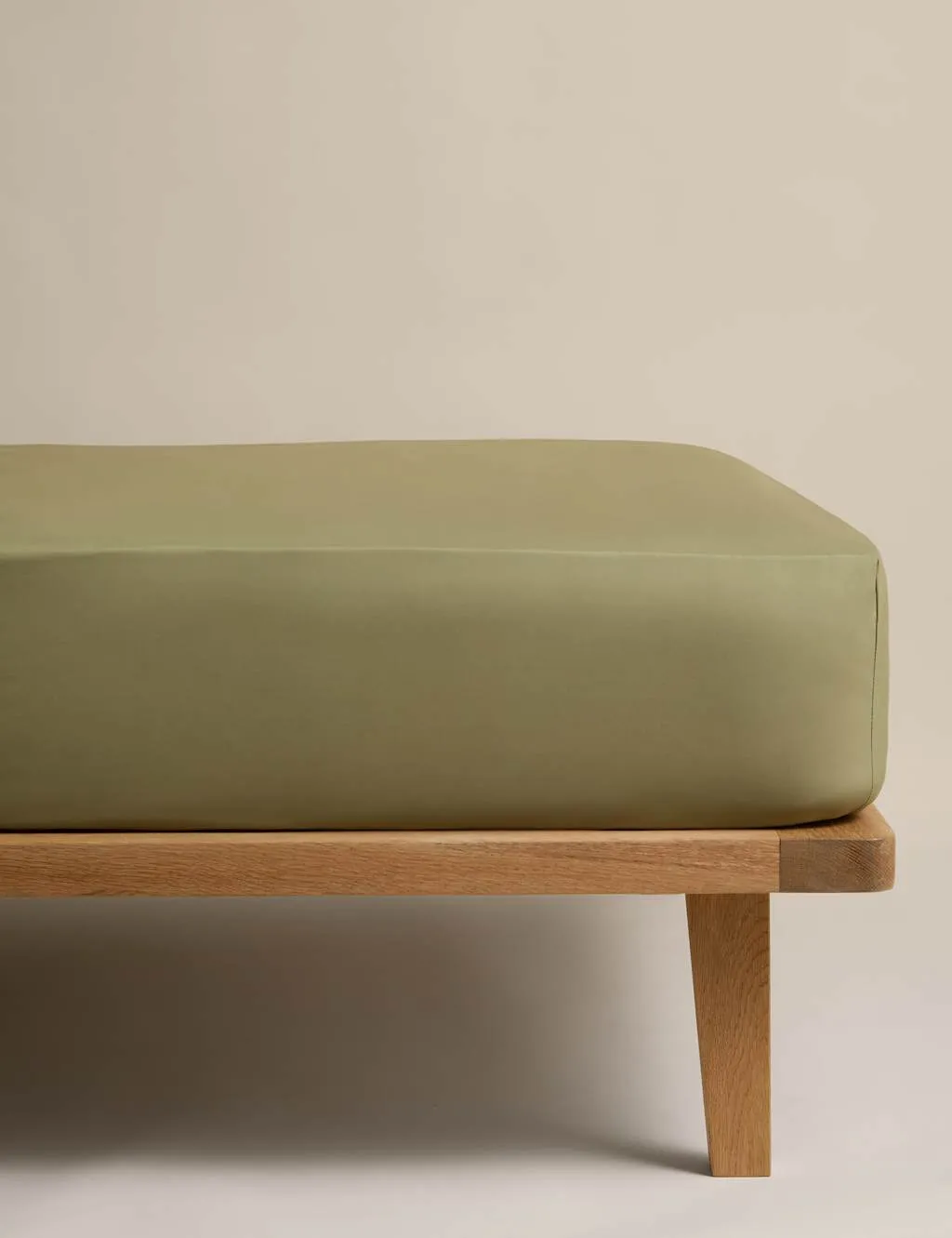 M&S Egyptian Cotton 230 Thread Count StayPut Fitted Sheet Fern