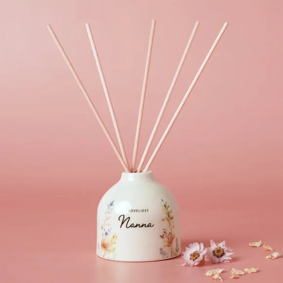 The Cottage Garden Ceramic Reed Diffuser Nanna, Multi 5