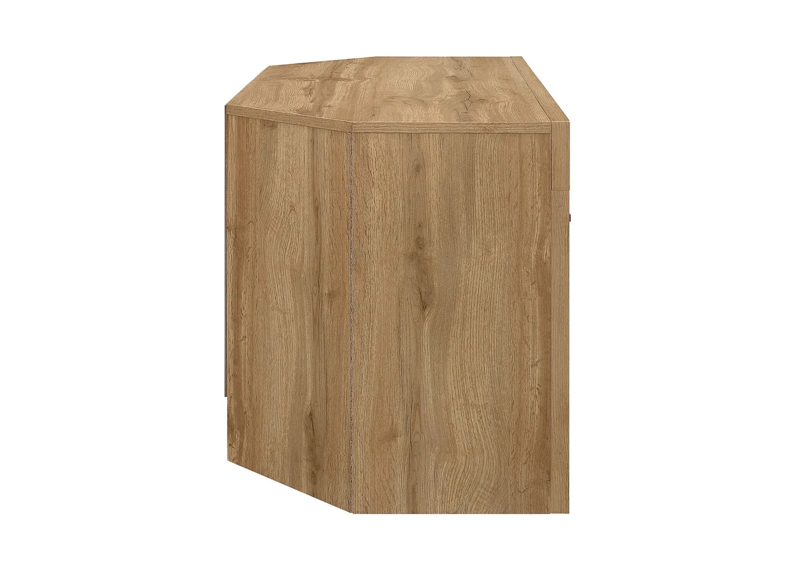 Birlea Oak Corner TV Unit Wide Compton Widescreen Entertainment Unit in Brown 5