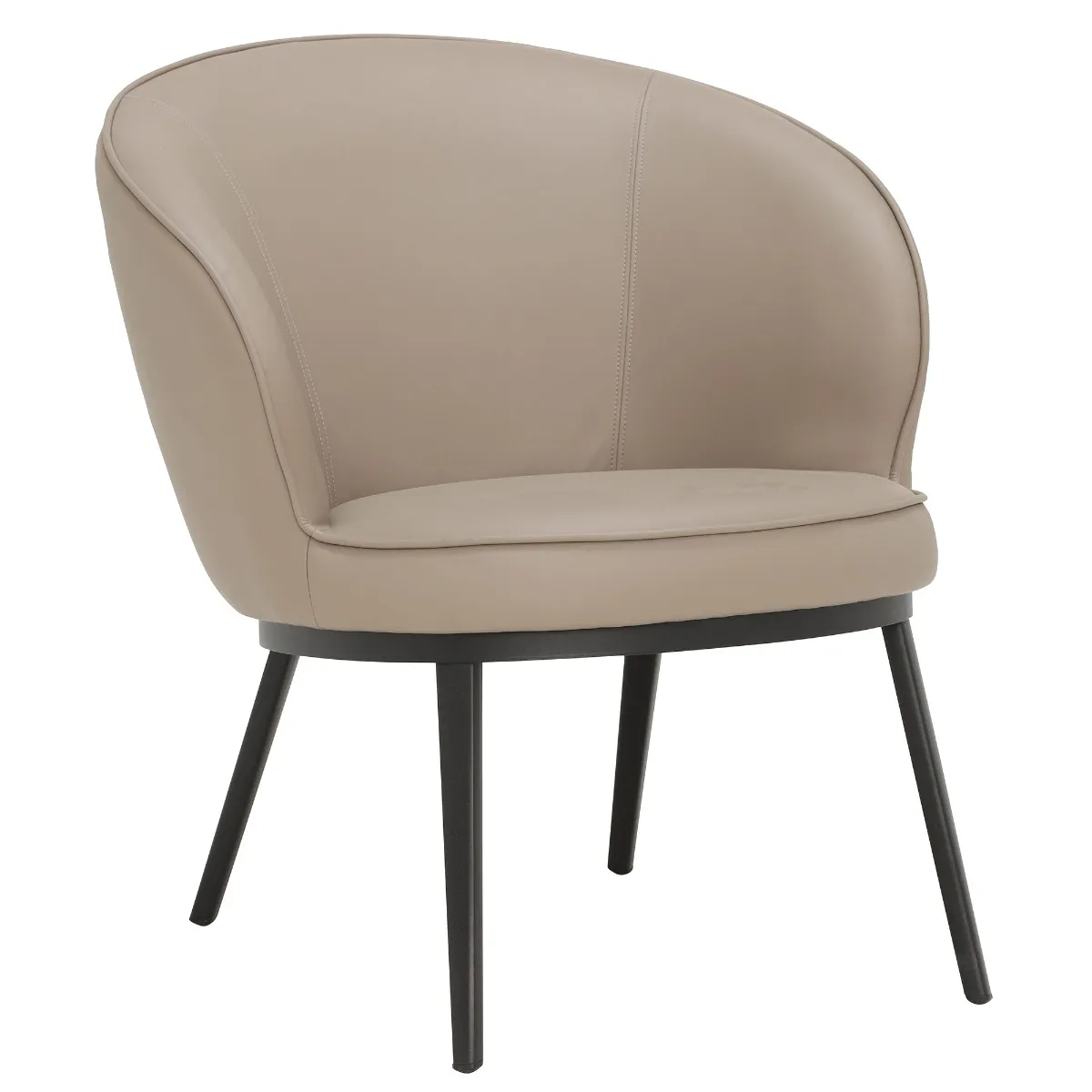 Quebec Lounge Chair, Taupe