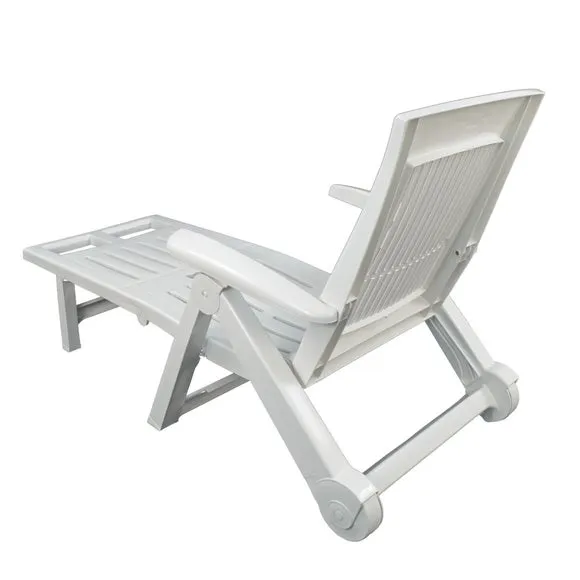 Trabella Potenza Foldable Sun Lounger with Wheels 3
