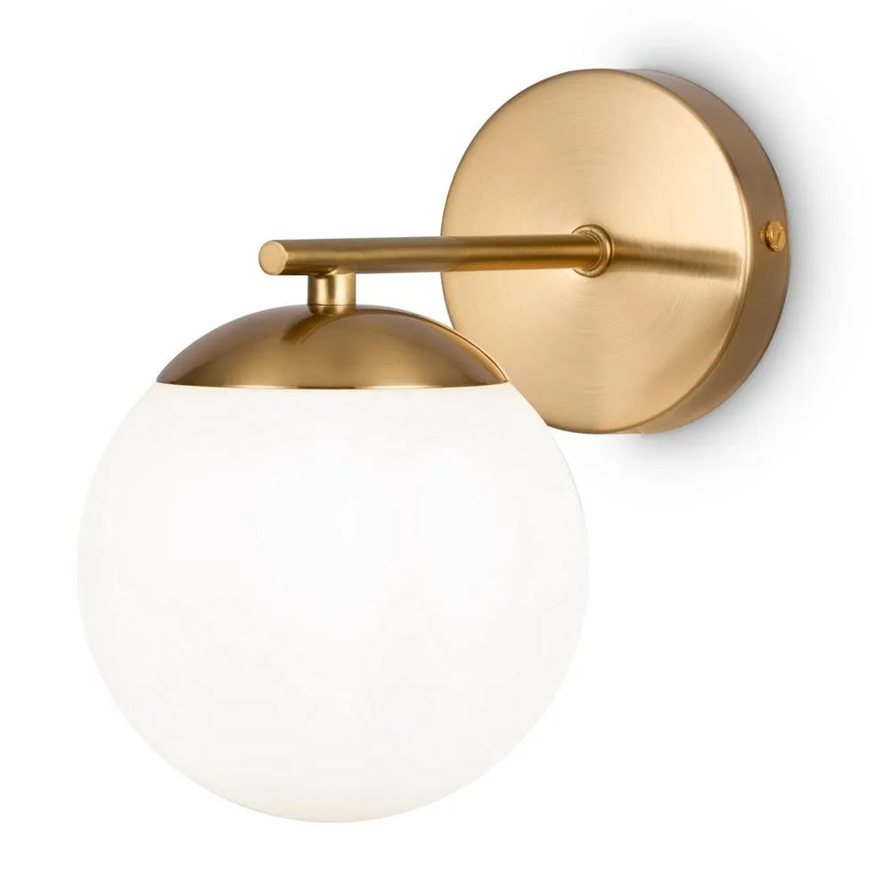 Netlighting Maytoni Marble Modern Wall Lamp Brass E27 in Gold
