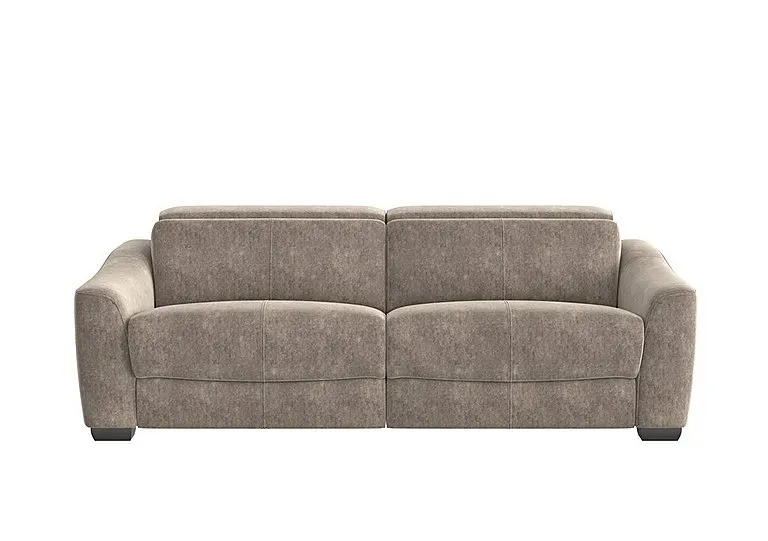 Xavier 3 Seater Fabric Sofa - Mink
