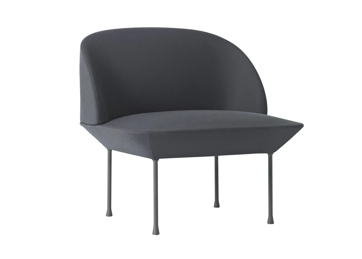 Muuto Oslo Lounge Chair Steelcut 180 Dark Grey 1