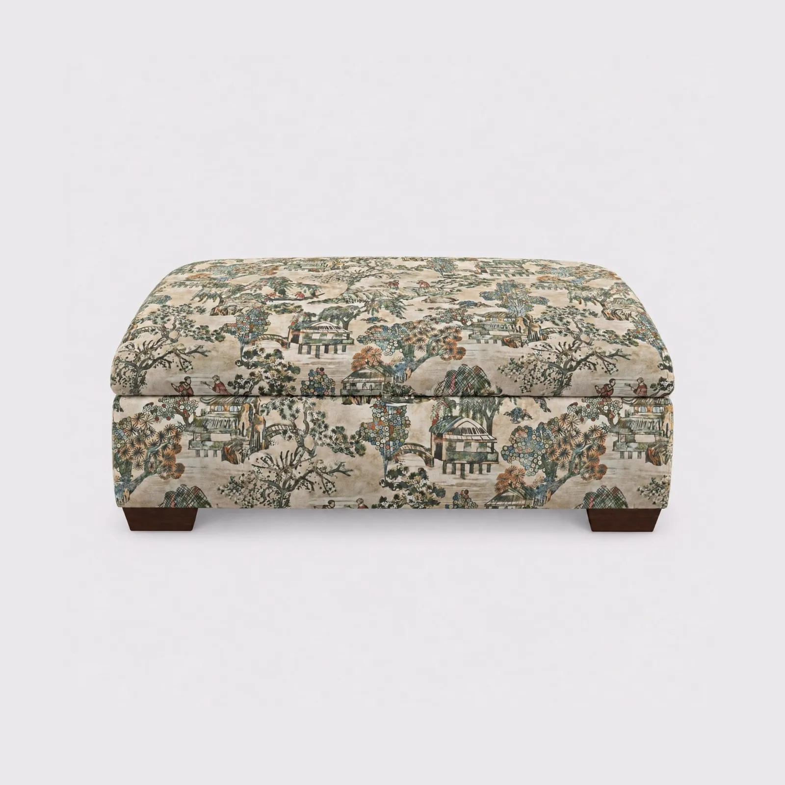 Parker Knoll Large Storage Footstool Fabric | Barker & Stonehouse