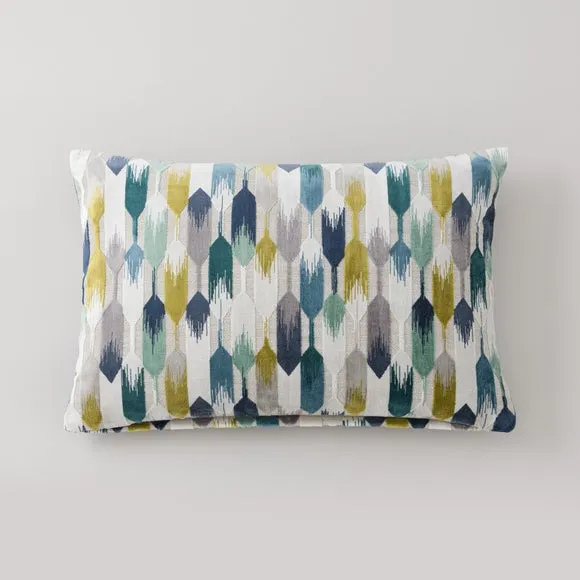 Kelso Cut Velvet Rectangle Cushion 3