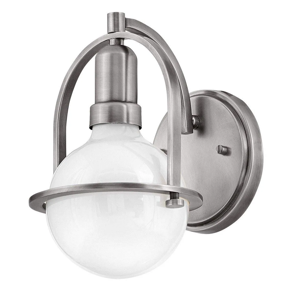 Netlighting Hinkley Somerset Wall Lamp Brushed Nickel in Grey
