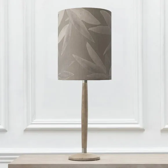 Solensis Table Lamp with Silverwood Shade 2