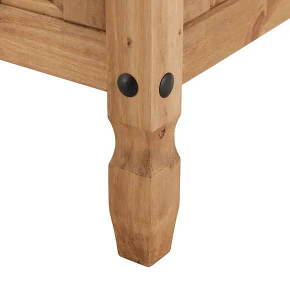 Corona Coffee Table with Drawer, Pine 5
