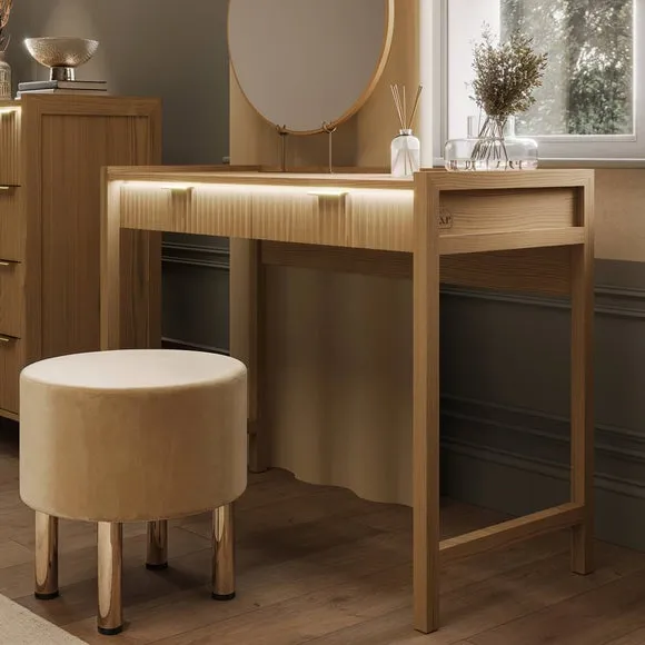 XR Living Dakota Dressing Table with App Controlled LED Lights