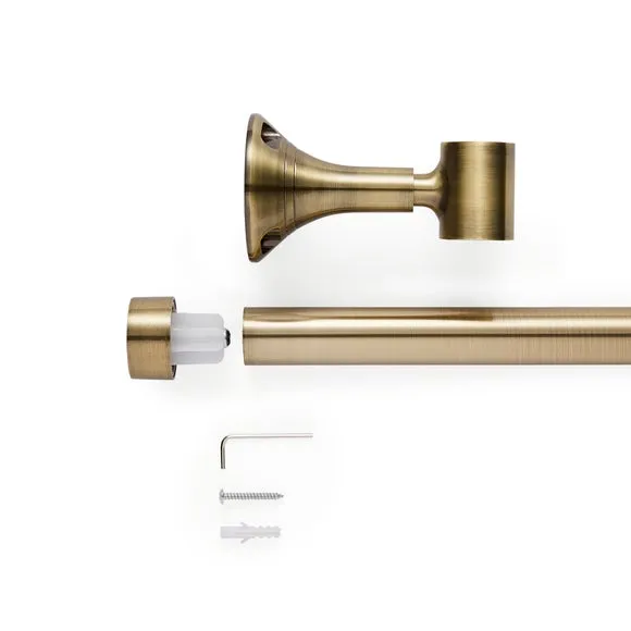 Trinity Metal Bay Curtain Pole 2