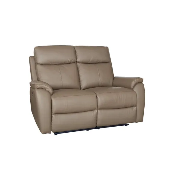 Aspire Kingsmere Leather Power Recliner 2 Seater Sofa 6