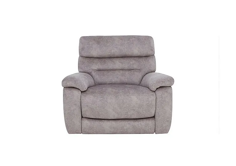 Nimbus Fabric Power Recliner Chair with Power Headrest and Power Lumbar - Grey - Sofas and Armchairs - In Time for Christmas