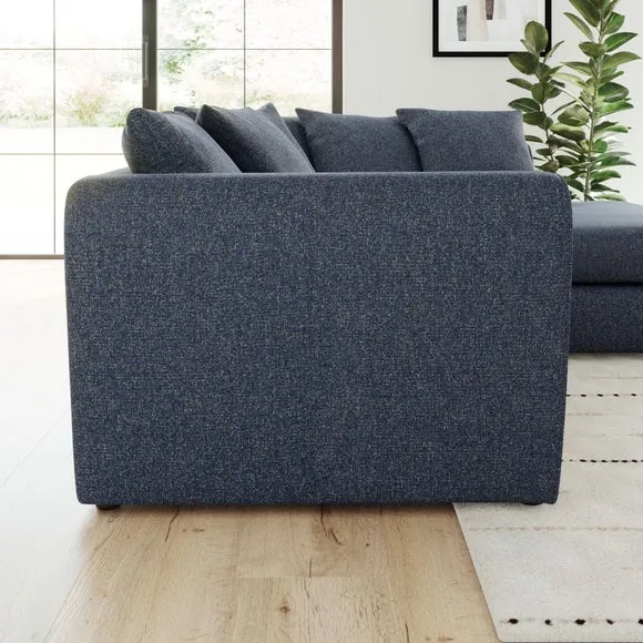 Blake Multi Texture Corner Chaise Sofa 2