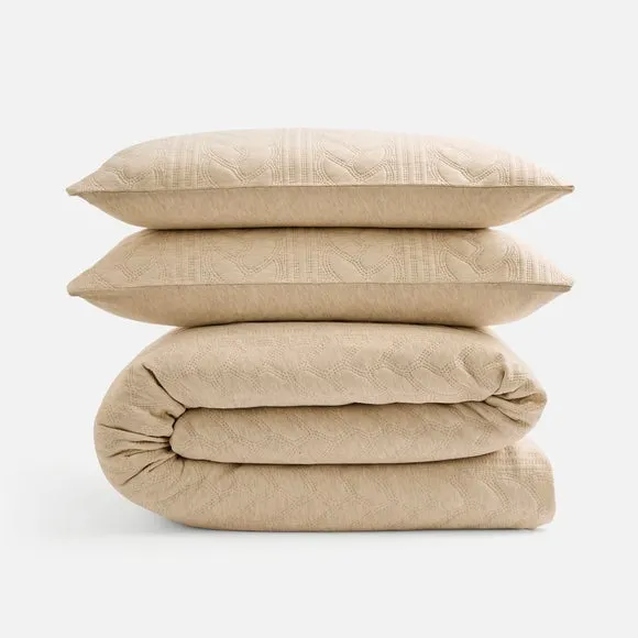 Berkley Cable Duvet Cover and Pillowcase Set 5